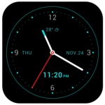 Logo of Black Watchface Live Wallpaper android Application 